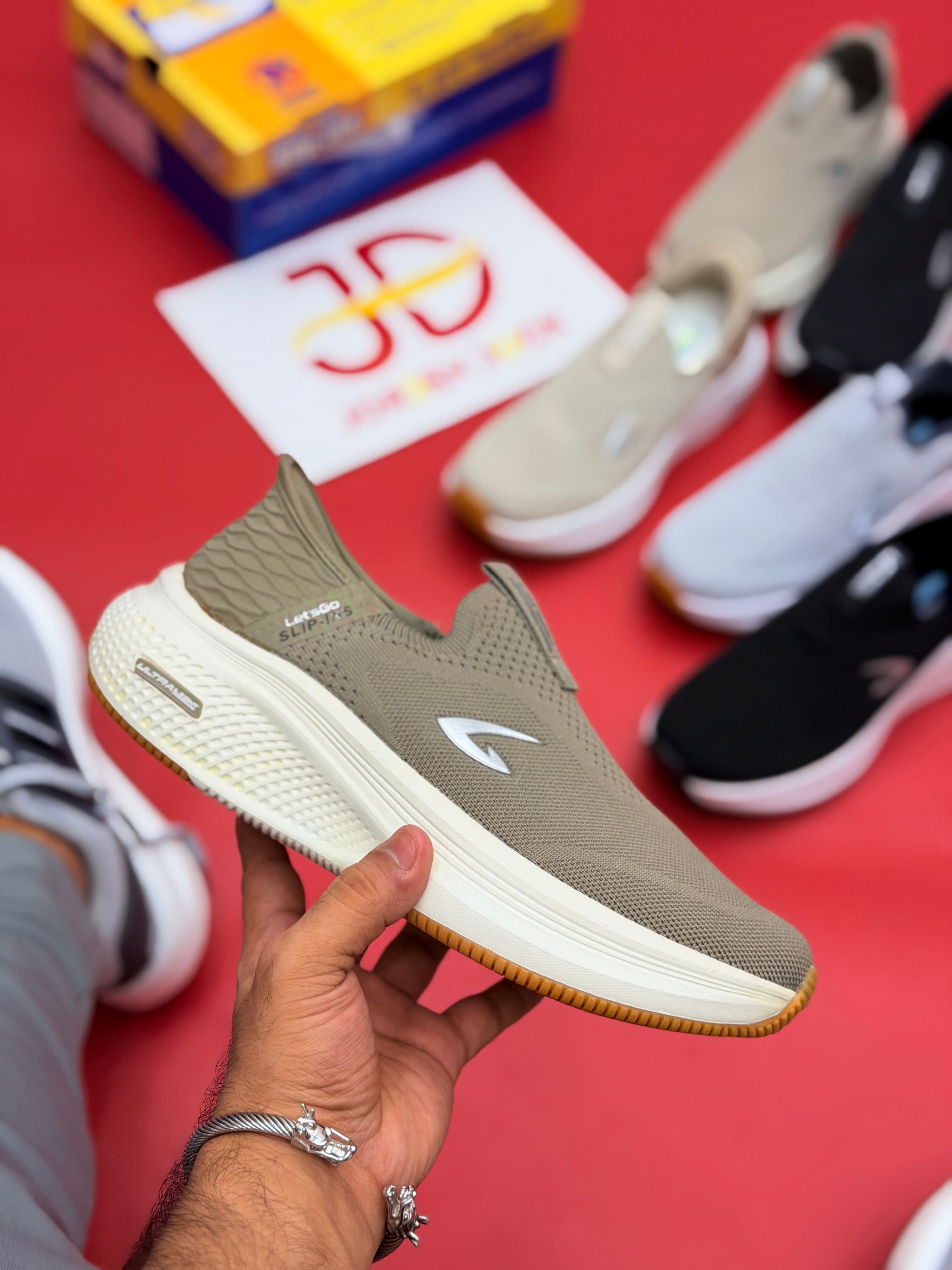 LET'S GO SLIP-INS MEMORY FOAM KHAKI