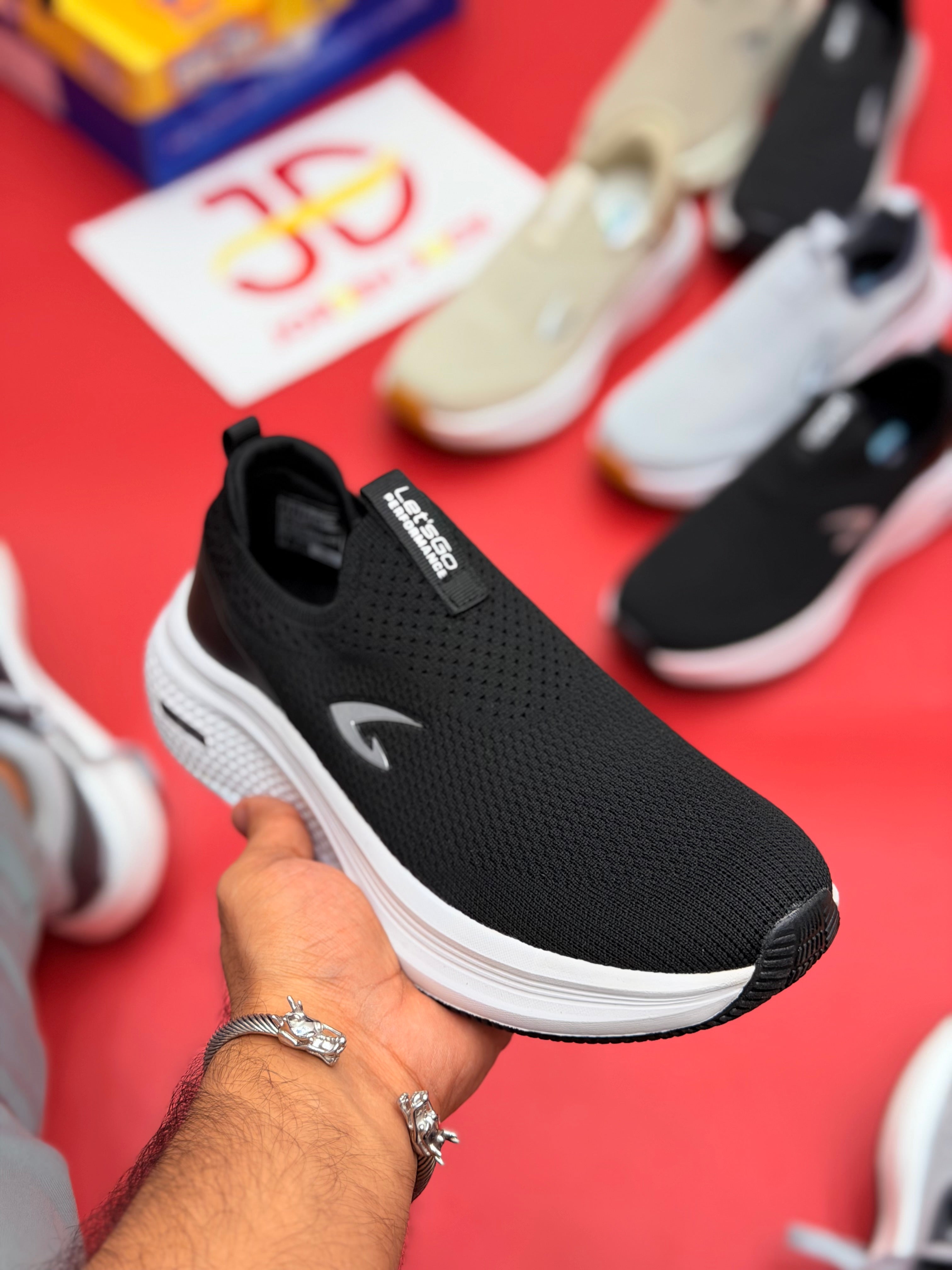 LET'S GO Ultra Light Breathable - BLACK