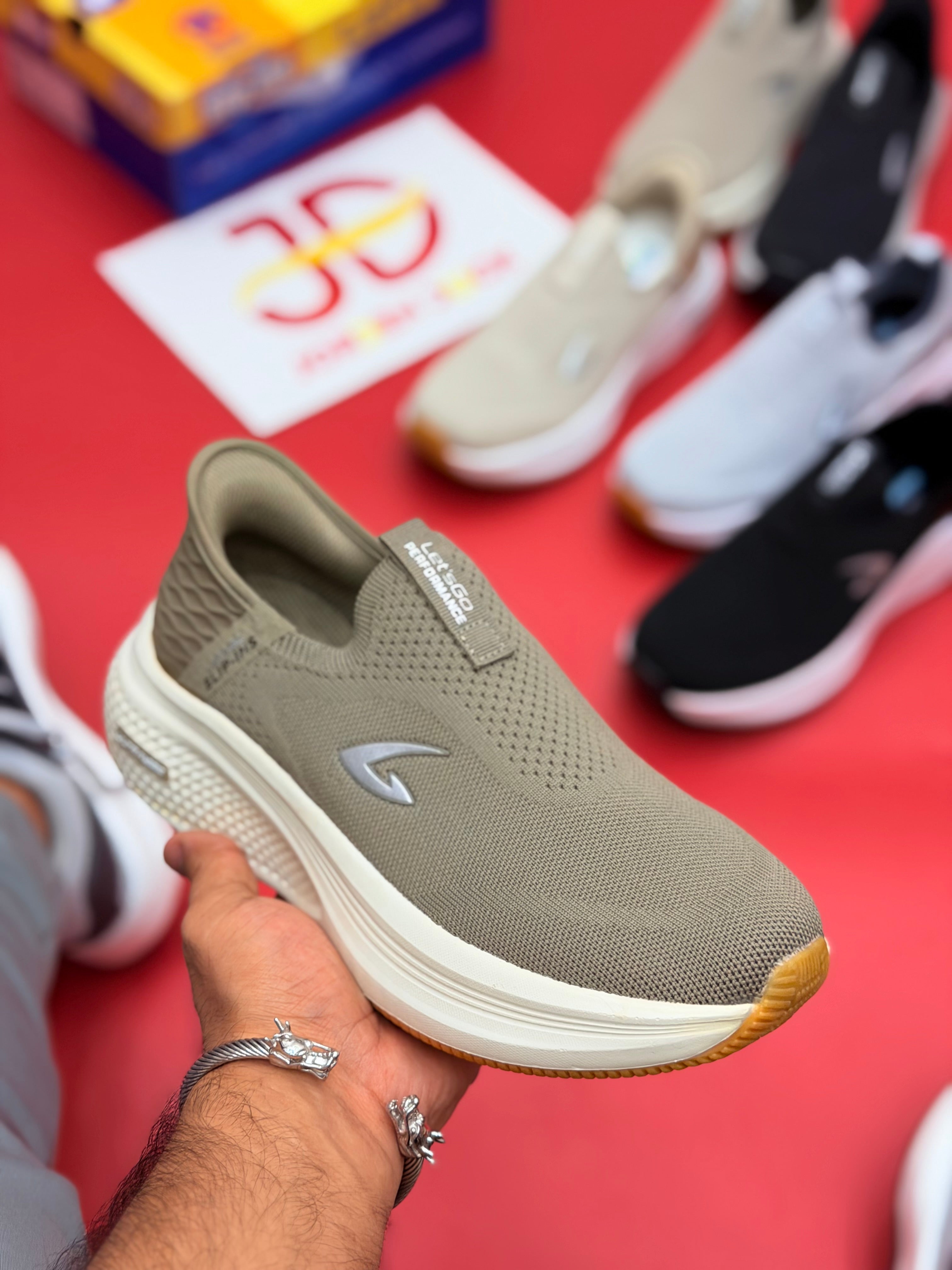 LET'S GO SLIP-INS MEMORY FOAM KHAKI