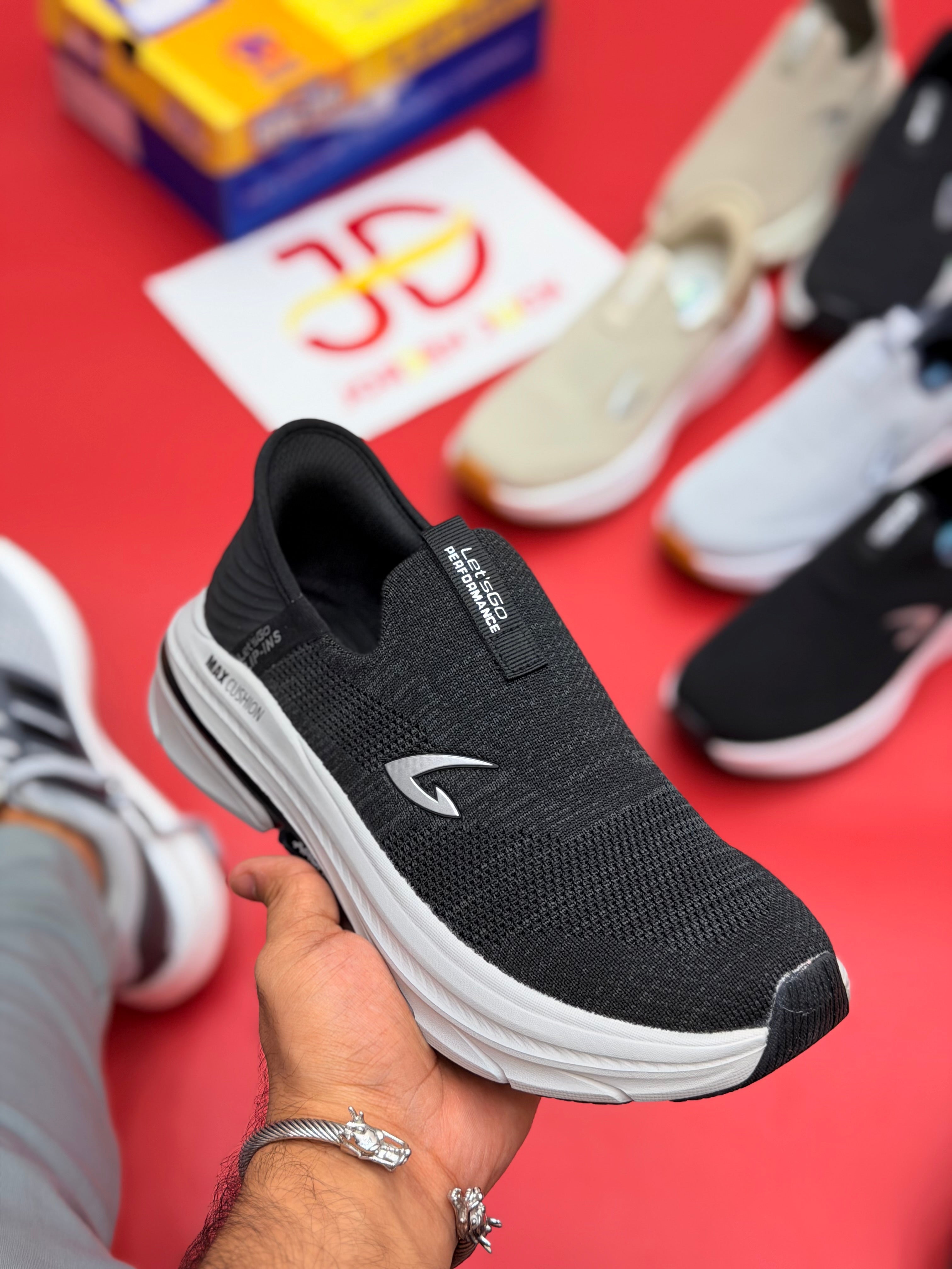LET'S GO MAX CUSHIONING SLIP-INS