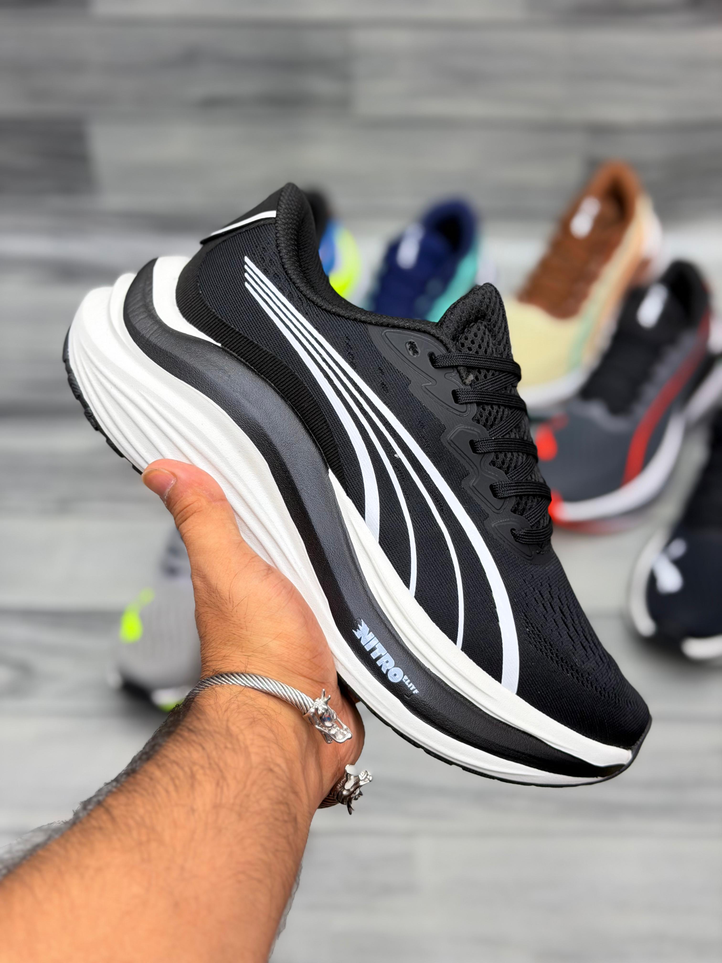 Puma Mag max Nitro Elift Runners - Black