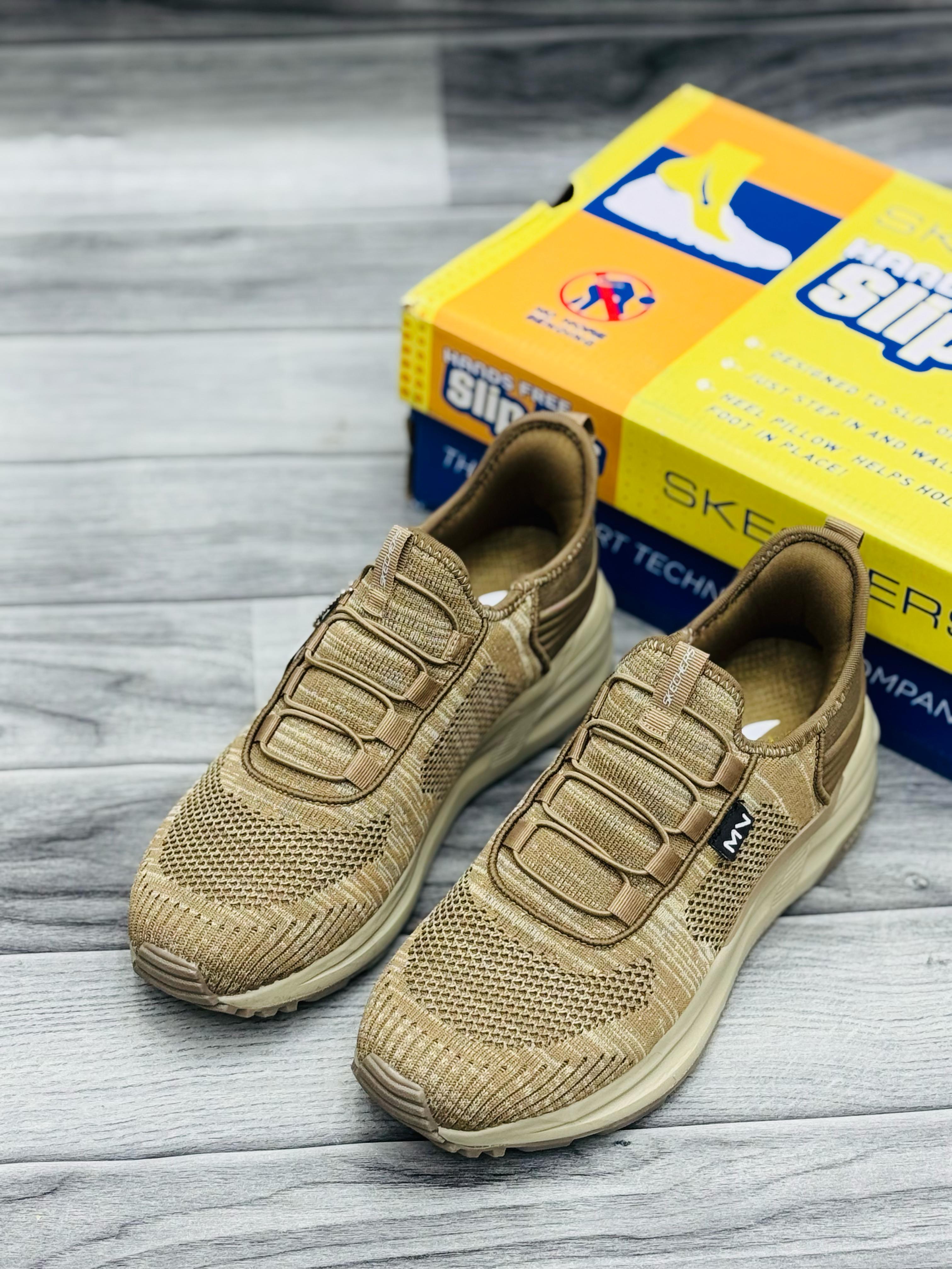 SKECHERS GOOD YEAR FOAM HANDS-FREE KHAKI