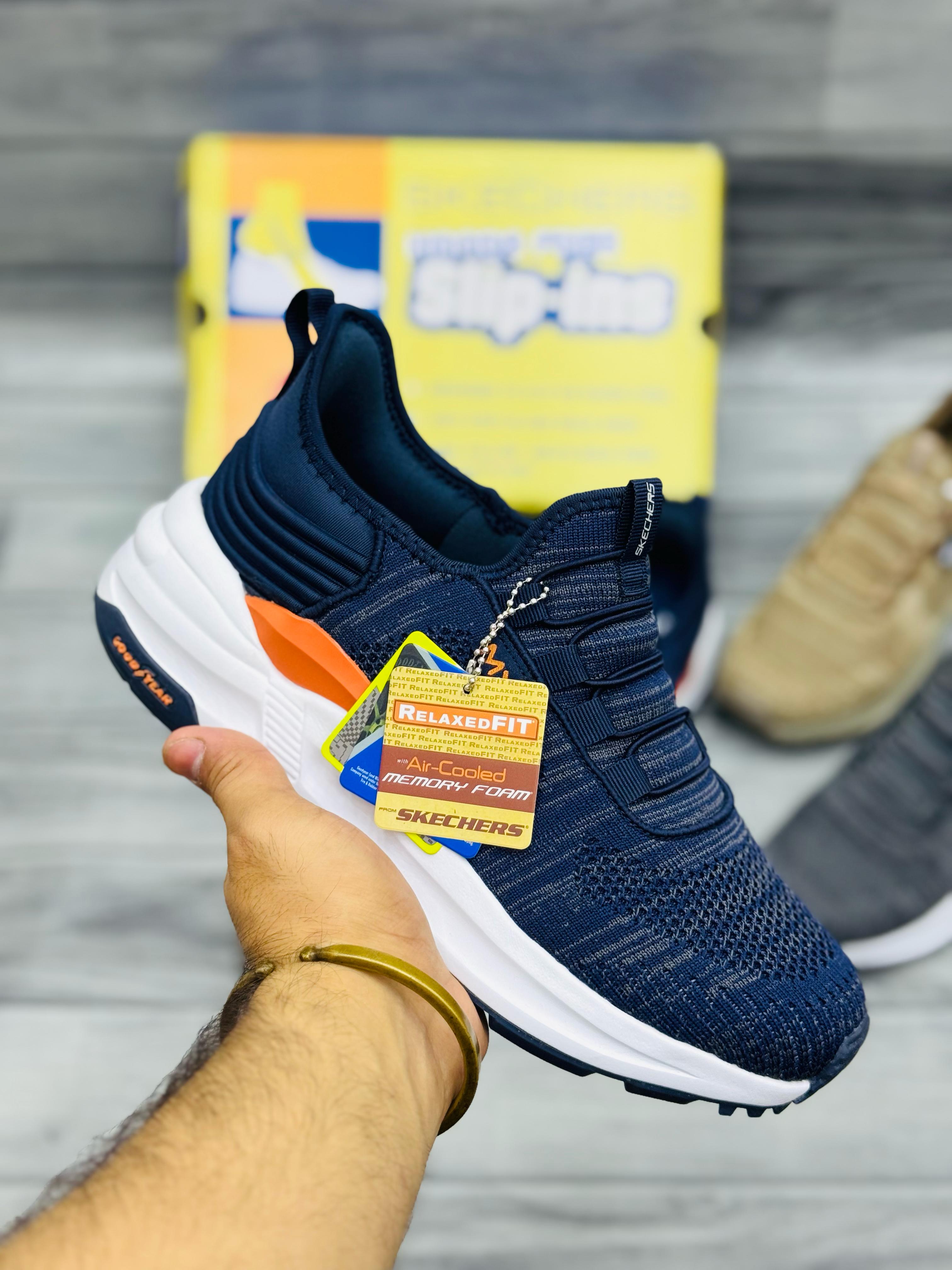 SKECHERS GOOD YEAR FOAM HANDS-FREE BLUE