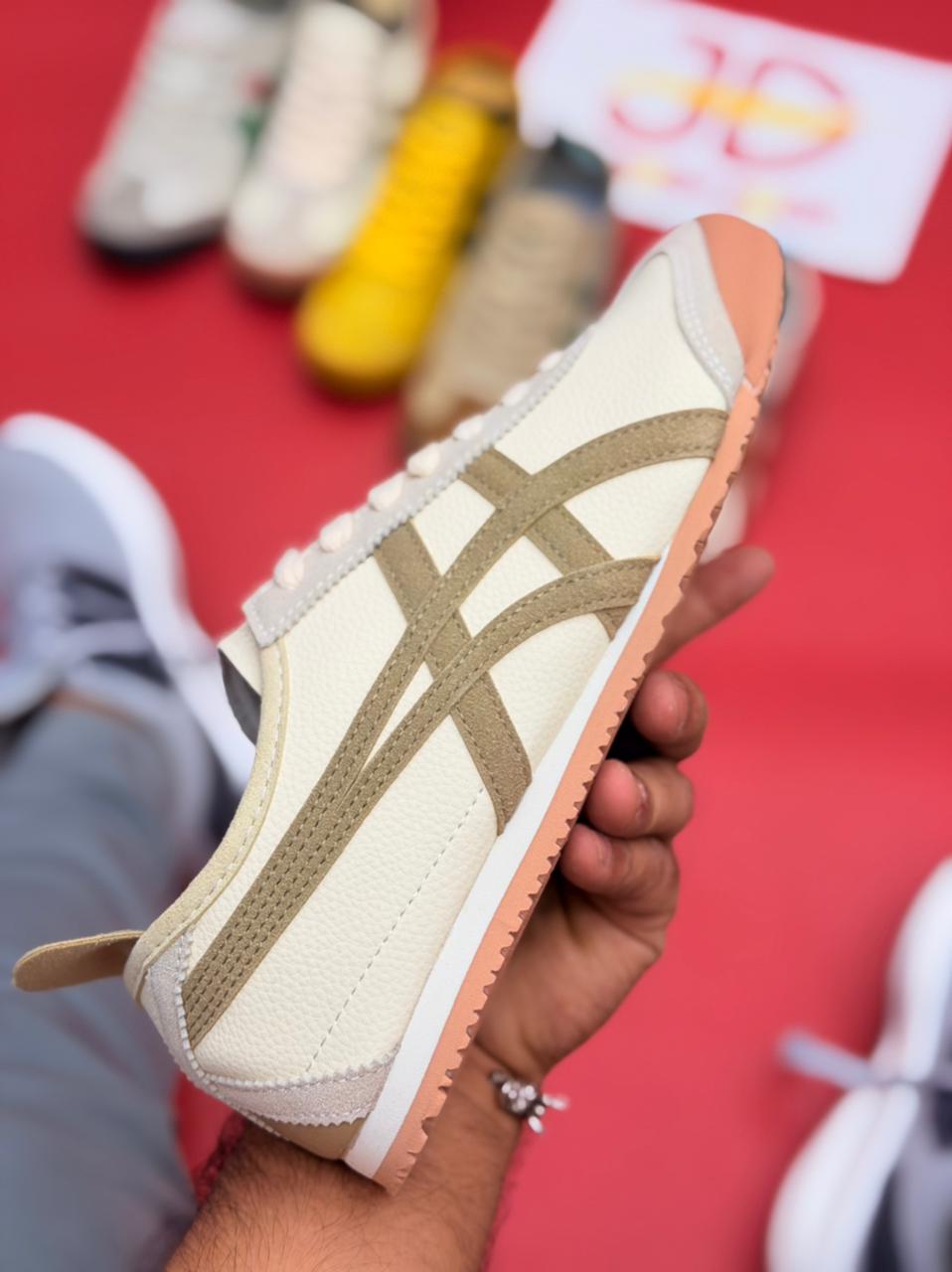 ONITSUKA TIGER BEIGE BROWN 66