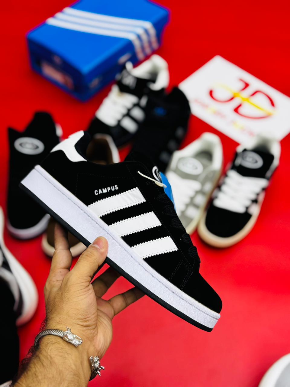 AD CAMPUS 00S BLACK/WHITE (PREMIUM BATCH)